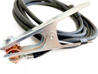 Przewód Masowy Spawalniczy 300A 16mm 2m Kabel Uziemiający MMA MIG TIG 10-25