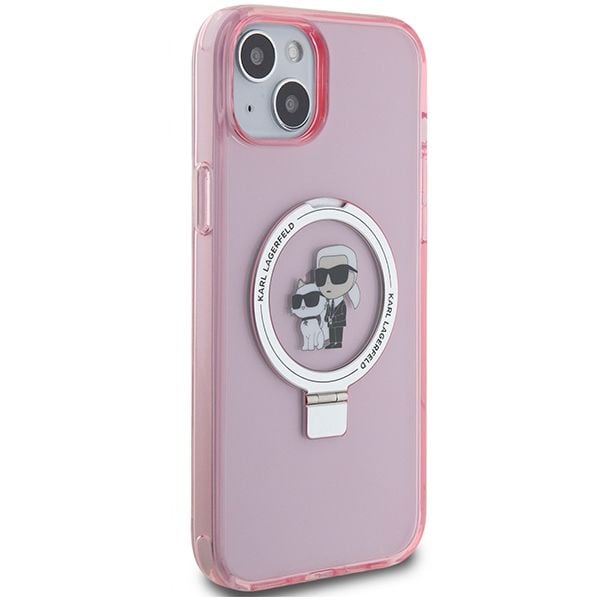 Etui Karl Lagerfeld do iPhone 15 Plus, iPhone 14 Plus, Różowy, MagSafe zdjęcie 4