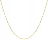 Złoty łańcuszek 585 singapur pełny 50cm klasyczny elegancki do wisiorek