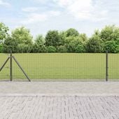 Słupek ogrodzeniowy. Szary 100 x 0,5 m (siatka 12 x 12 mm)