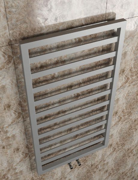 *Grzejnik łazienkowy MELY 980x530 431W SREBRNY zdjęcie 3