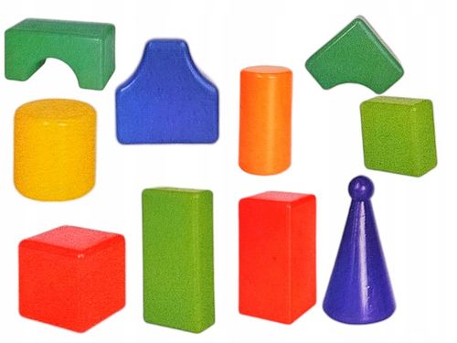 Duże kolorowe klocki dmuchane dydaktyczne 45 elementy!!!! na Arena.pl