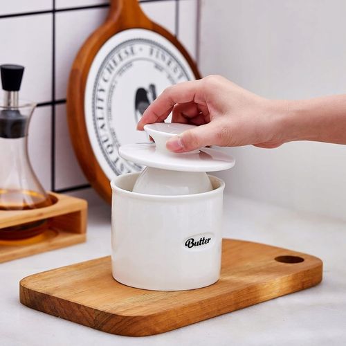 Ceramiczna maselnica, francuska maselniczka z pokrywk?, pojemnik na na Arena.pl