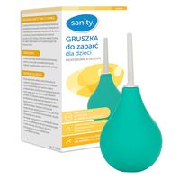 SANITY Gruszka do zaparć z kanką dla dzieci 6-12 miesięcy nr 5