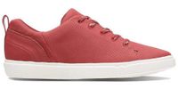 Clarks Półbuty damskie - Step Verve Lo - rozmiar 37,5 - czerwone tekstylne