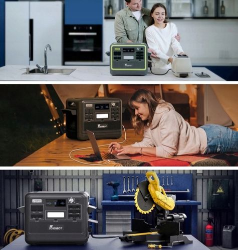 Fossibot przenośna stacja zasilania 2048Wh 2400W-4800W Aplikacja elektrowni na Arena.pl