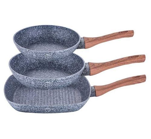 ZESTAW 3 PATELNI GRANITOWYCH BERLINGER HAUS BH-1215 na Arena.pl