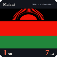 Karta eSIM Internet Malawi 1 GB na 7 dni - bez rejestracji