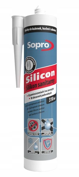 Silikon Sanitarny Sopro 27 Pergamon 310 ml zdjęcie 1