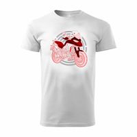 Koszulka na motor motocyklowa Ducati Multistrada 1200 950 męska biały REGULAR S