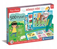 CLEMENTONI MÓWIĄCE PIÓRO 500 PYTAŃ DLA PRZEDSZKOLAKA 3-5 lat