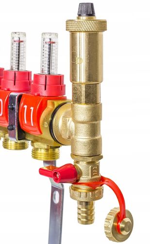 ROZDZIELACZ OGRZEWANIA PODŁOGOWEGO PODŁOGÓWKI 10 OBWODÓW SEKCJI MOSIĘŻNY na Arena.pl