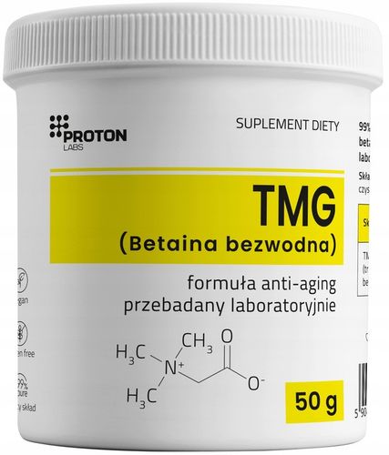 PROTON LABS TMG 50g Betaina bezwodna Czysty Proszek 99,7%+ na Arena.pl