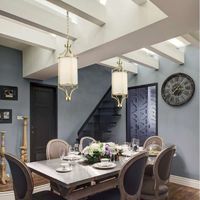 Klasyczna LAMPA wisząca Lunga Old Gold Orlicki Design abażurowa OPRAWA okrągły ZWIS tuba na łańcuchu kremowa złota