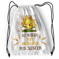 Plecak Dla Wandy Sportowy Szkolny Worek Torba Z Nadrukiem Ze Zdjęciem