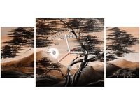 80X40CM ZEGAR SPOKOJNA NOC OBRAZ