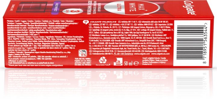 COLGATE MAX WHITE ULTRA MULTIPROTECT PASTA DO ZĘBÓW WYBIELAJĄCA 50 ML zdjęcie 5