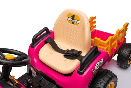 Traktor Na Akumulator BBH-030 Różowy na Arena.pl