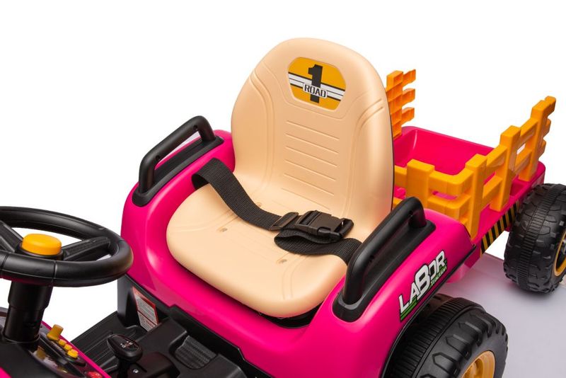 Traktor Na Akumulator BBH-030 Różowy zdjęcie 11