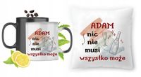Dla Adama Zestaw Kubek Magiczny + Poduszka Z Nadrukiem Ze Zdjęciem