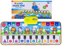 Edukacyjna, Muzyczna Mata Dla Dzieci, Pianino - Muzyka, Instrumenty 80x30cm