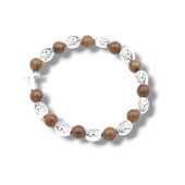 Bransoletka Jezus Miłosierny Wenge 8Mm „I Trust In You”