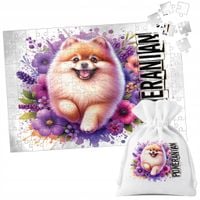 PUZZLE TRADYCYJNE - PIES PSY PIESEK RASA POMERANIAN SZPIC - 96 el