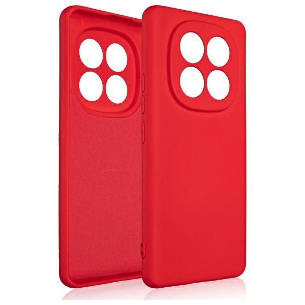 etui beline silicone do xiaomi redmi     note 14 pro plus 5g czerwony zdjęcie 1