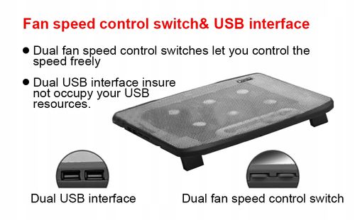 PODSTAWKA PODKŁADKA CHŁODZĄCA POD LAPTOP-A 12-17'' na Arena.pl