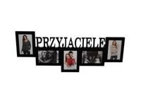 Multirama ramka na zdjęcia z napisem PRZYJACIELE mdf 5 zdjęć