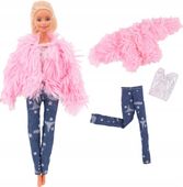 UBRANKA DLA LALEK + AKCESORIA BLUZY DESKOROLKA BUTY PREZENT DLA 3 4 5 LATKI
