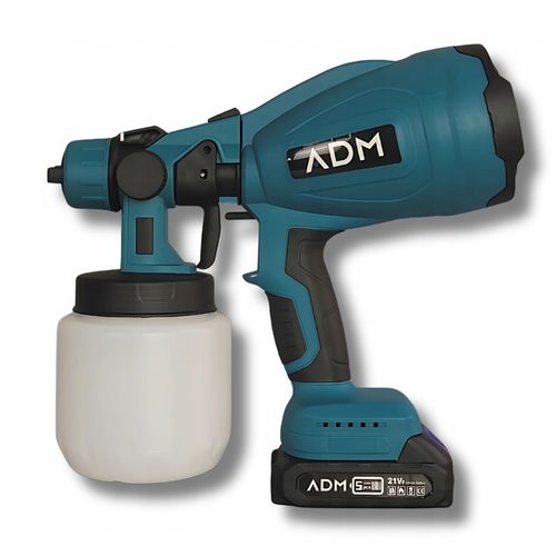 Pistolet Do Malowania Natryskowego Akumulatorowy Agregat 2xBaterie 21V na Arena.pl