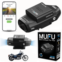 kamera wideorejestrator na motocykl mufu v12s pro dwie kamery 1080p 30fps