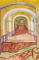 Plakat 61x91,5cm Corridor in the Asylum, Van Gogh Vintage