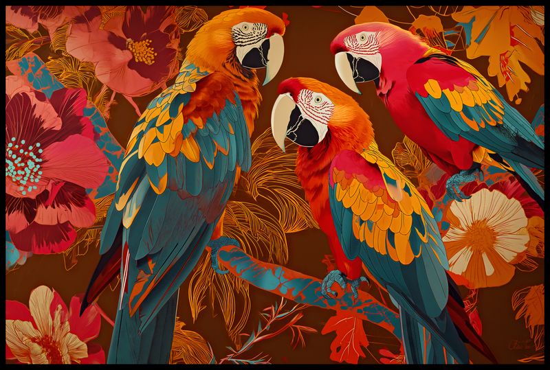 Plakat 91,5x61cm Kolorowe Ary zdjęcie 2