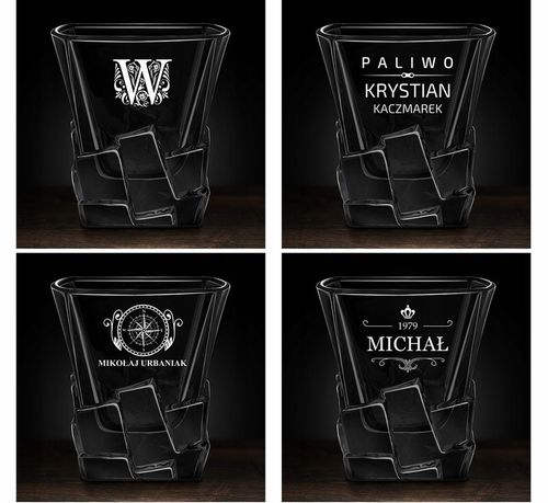 Szklanka do Whisky z Grawerem 250ml Prezent dla Faceta Chłopaka na Urodziny na Arena.pl