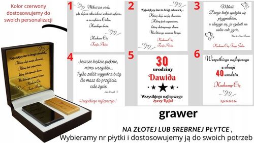 Zapalniczka Plazmowa VIP Usb Dotyk Żarowa Prezent na Dzień Dziadka Grawer na Arena.pl