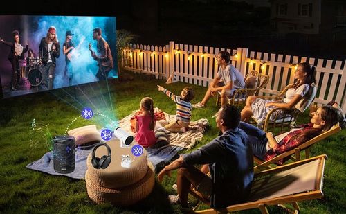 PROJEKTOR ALWTNIET HY300 PRO 4K SMART TV ANDROID WIFI RZUTNIK PRZENOŚNY na Arena.pl