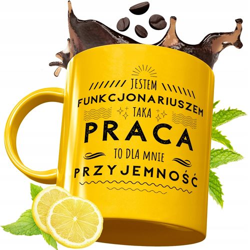 Złoty Kubek Premium Dla Funkcjonariusza Prezent Z Nadrukiem Ze Zdjęciem na Arena.pl