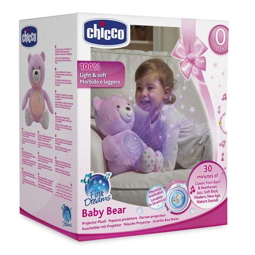 Chicco Miś z projektorem różowy 0m+ na Arena.pl