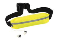 Pas biegowy SEE ME, czarny, żółty