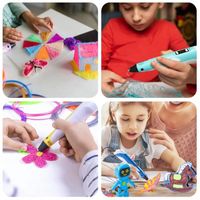 Filamenty Niskotemperaturowe Wkłady PCL do Długopisu 3D 20szt. 100m 20 x 5m