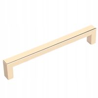 Uchwyt meblowy Kwadrat 160mm Złoty + wkręty