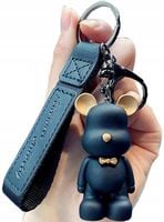 Brelok do kluczy torebki torby miś misio ZWIERZAK  F128_Czarny
