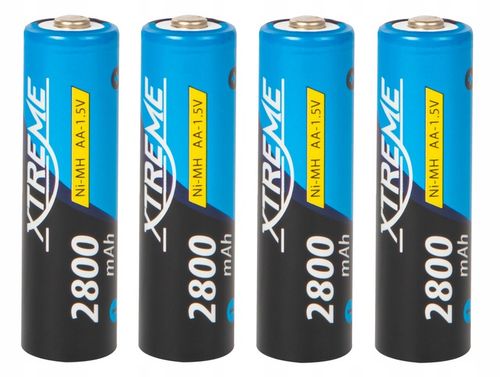 4 SZT AKUMULATOR XTREME Ni-MH AA R6 1.2V 2800mAh na Arena.pl
