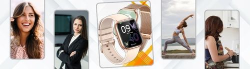 SMARTWATCH DAMSKI ZEGAREK PL MENU POWIADOMIENIA ROZMOWY SMART WATCH na Arena.pl