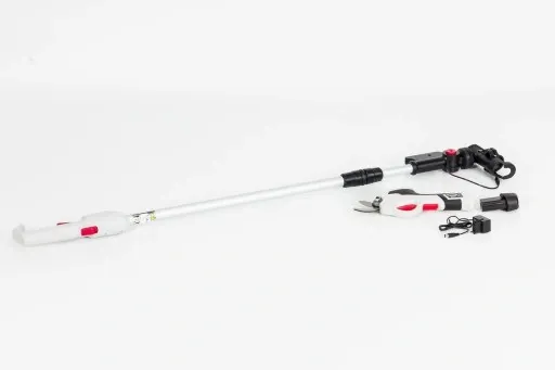 SEKATOR do gałęzi AKUMULATOROWY NAC 7,2V na wysięgniku +AKU 1,5Ah+Ładowarka zdjęcie 9