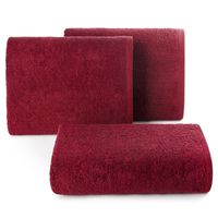 Ręcznik klasyczny frotte GŁADKI 30X50 bordowy