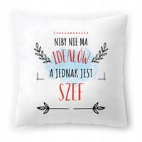 Poduszka Dla Szefa Szefunia Na Urodziny Prezent Z Nadrukiem Ze Zdjęciem