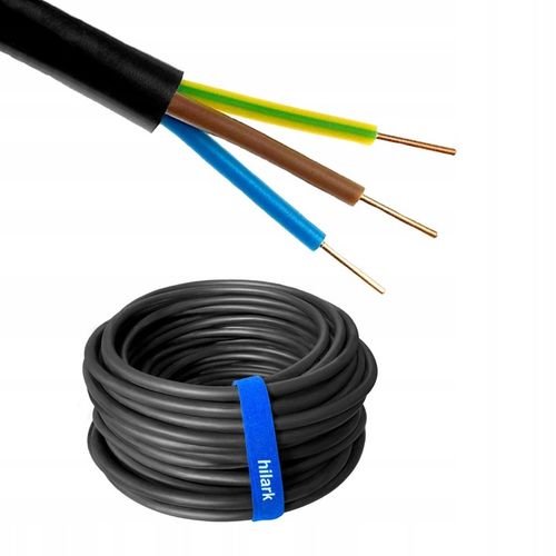 Kabel YKY 3x1,5mm² 0,6/1kV ziemny przewód 50m na Arena.pl
